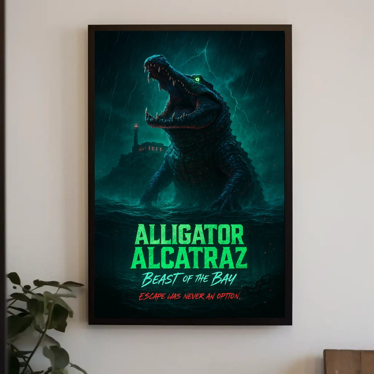 Alligator Alcatraz Beast of the Bay Poster