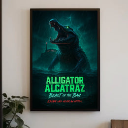 Alligator Alcatraz Beast of the Bay Poster