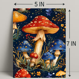 Enchanted Mushroom Forest Fantasy or Mythology Poster
