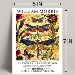 William Morris Inspired Exhibition Art Nouveau Poster