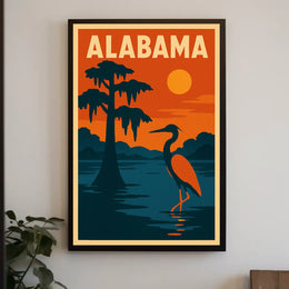 Alabama Wildlife Poster