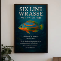 Discover the Six Line Wrasse Poster