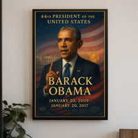 Barack Obama Patriotic Art Print Historical or Presidential Poster