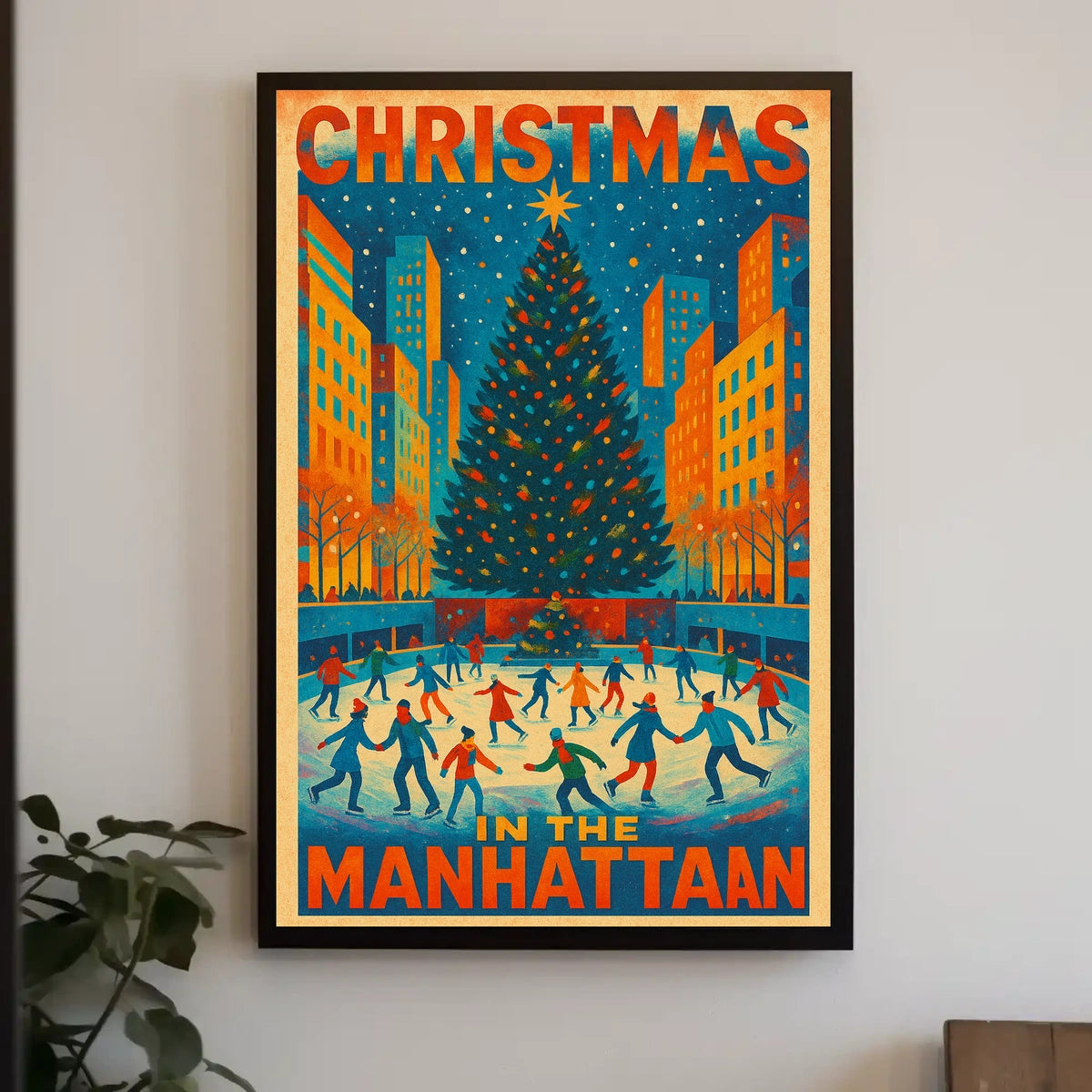 Christmas in Manhattan Poster