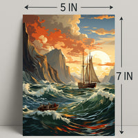 Voyage At Sea Poster PosterGoat