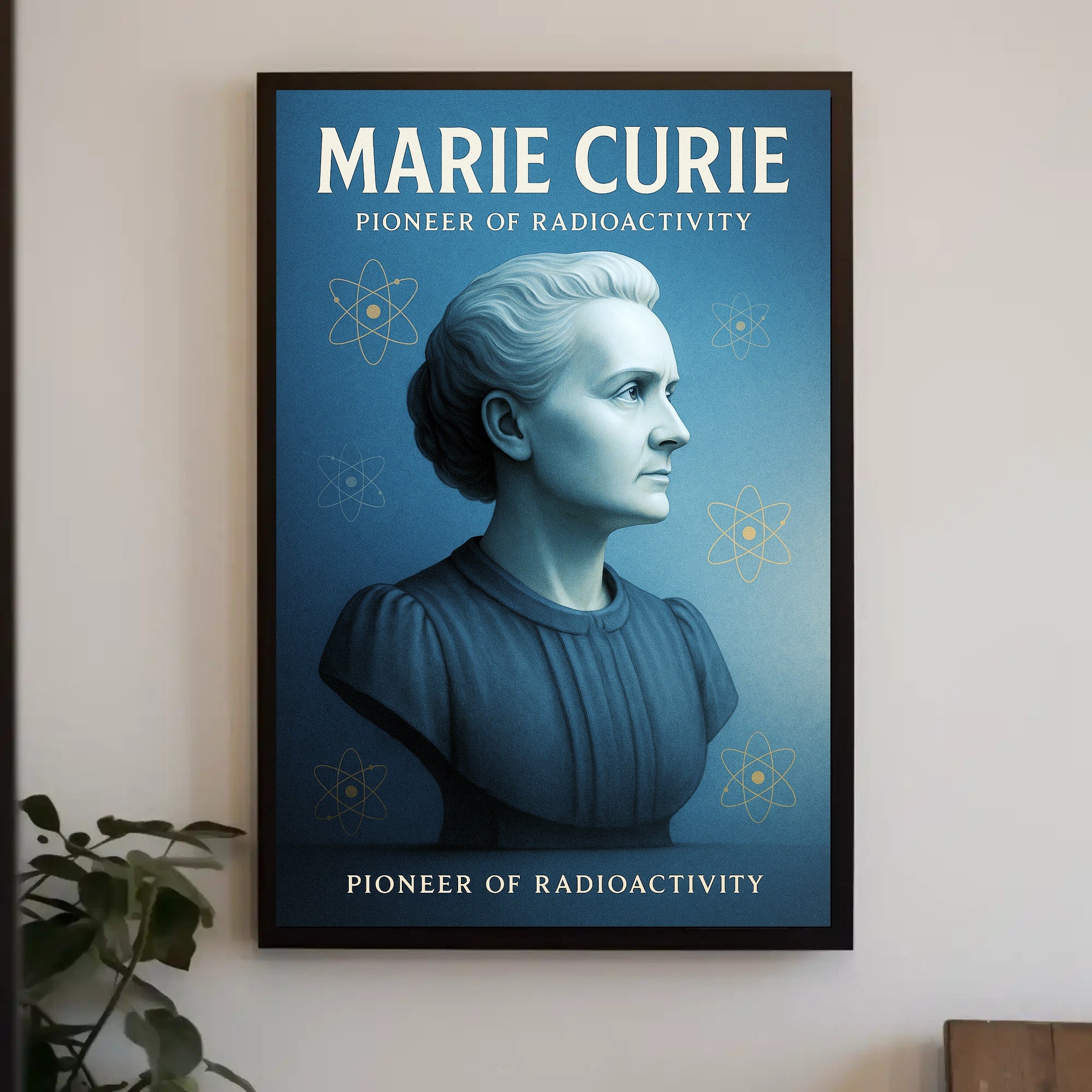 Marie Curie Pioneer of Radioactivity Poster PosterGoat