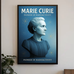 Marie Curie Pioneer of Radioactivity Poster PosterGoat