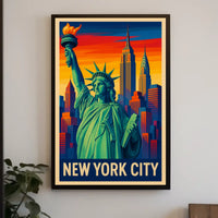 New York City Skyline Poster