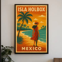 Isla Holbox Travel Poster
