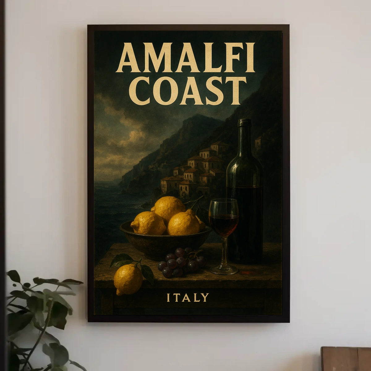 Amalfi Coast Italy Poster Wall Art Decor 18x24 Print