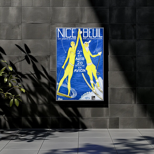 Nice - Beuil Winter Sports Poster