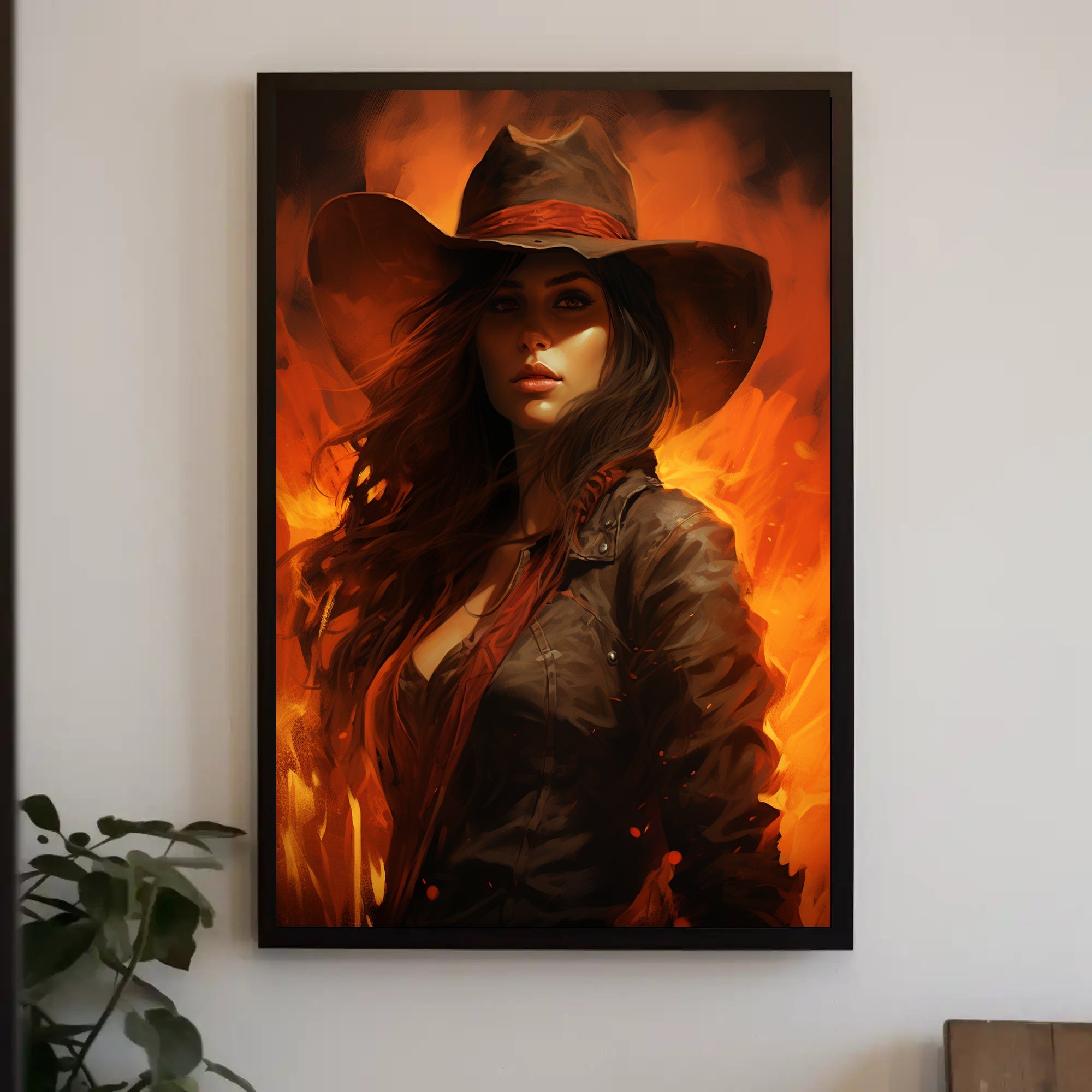 The Fiery Cowgirl Poster