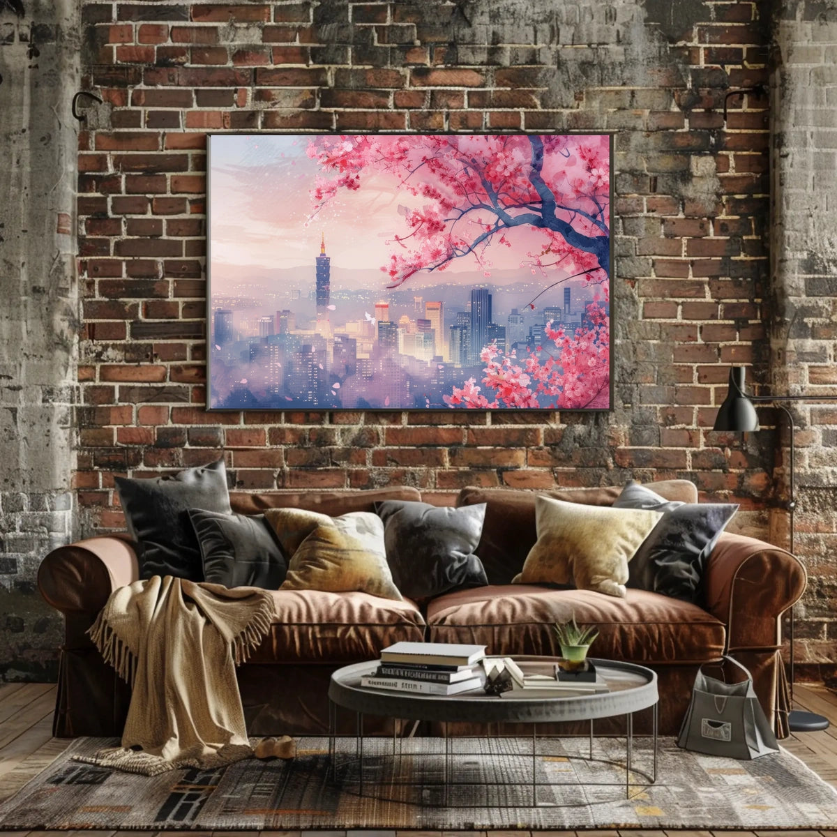 Blossoms Over Taipei Poster