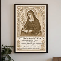 Blessed Diana d'Andalò Poster
