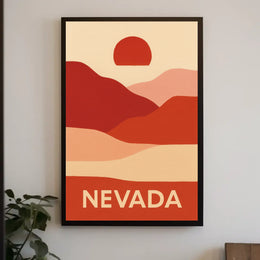 Nevada Sunset Poster