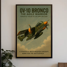 OV-10 Bronco The Agile Warrior Poster