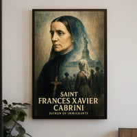 Saint Frances Xavier Cabrini Patron Of Poster