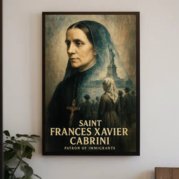 Saint Frances Xavier Cabrini Patron Of Poster