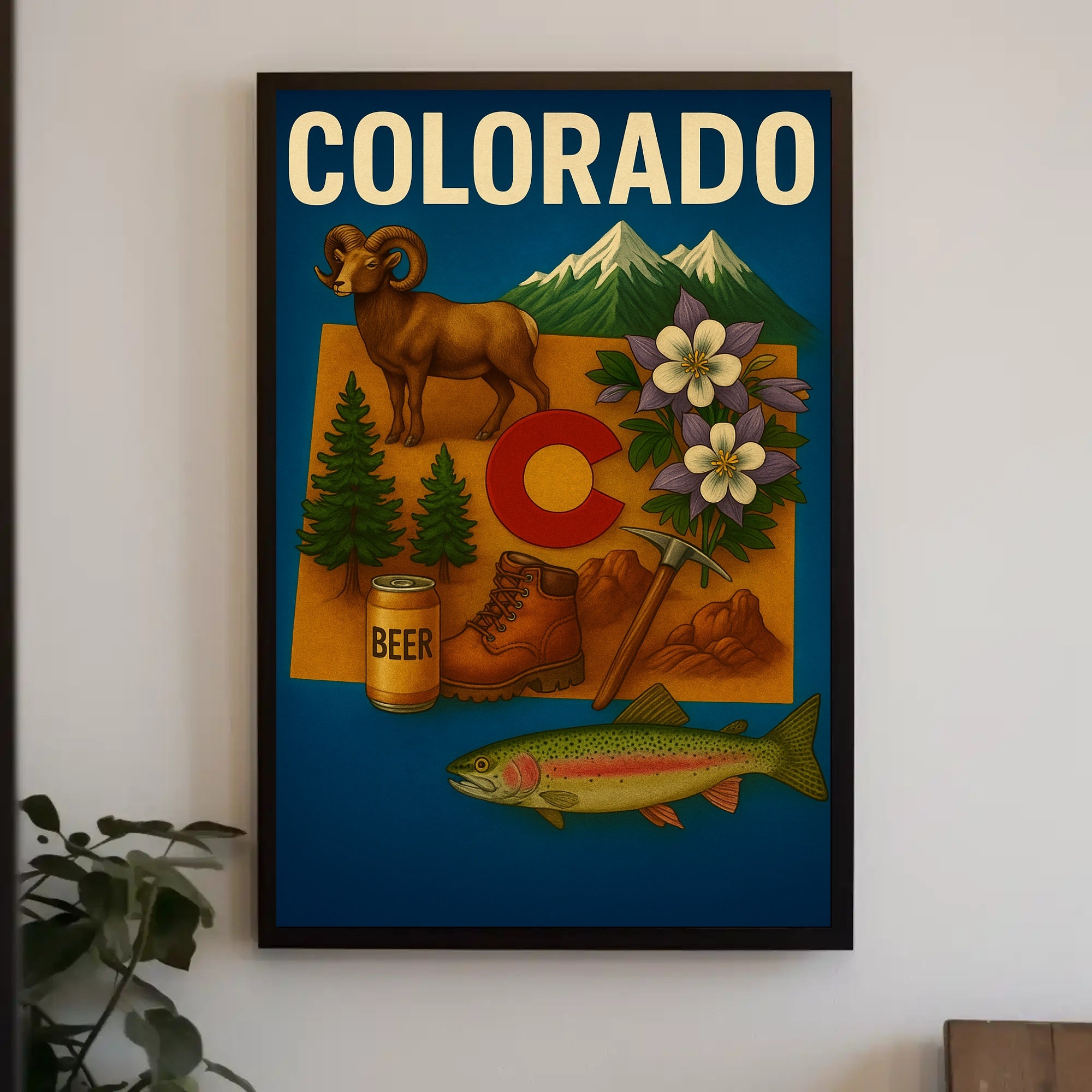 Discover Colorado Poster