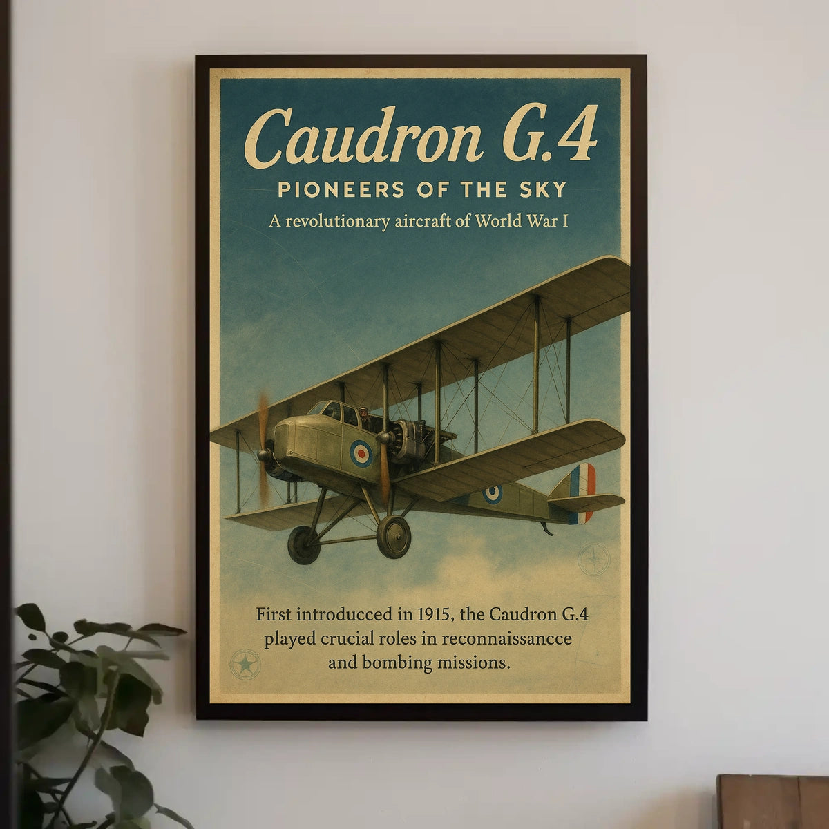 Caudron G.4 Pioneers of the Sky Poster