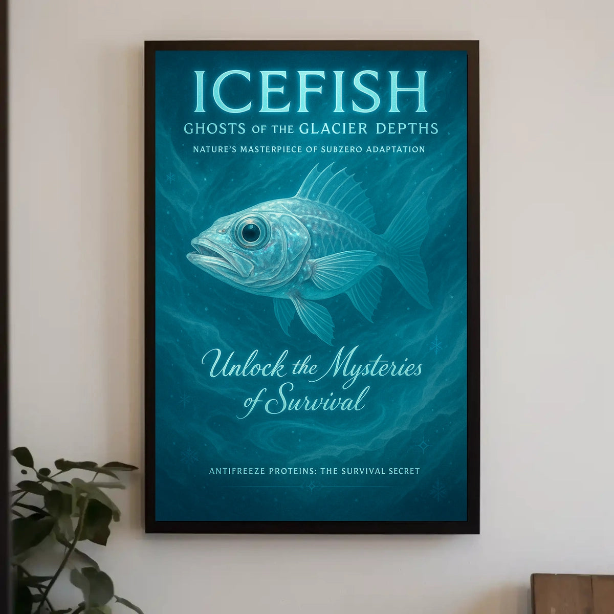 Icefish Ghosts of the Glacier Depths Poster