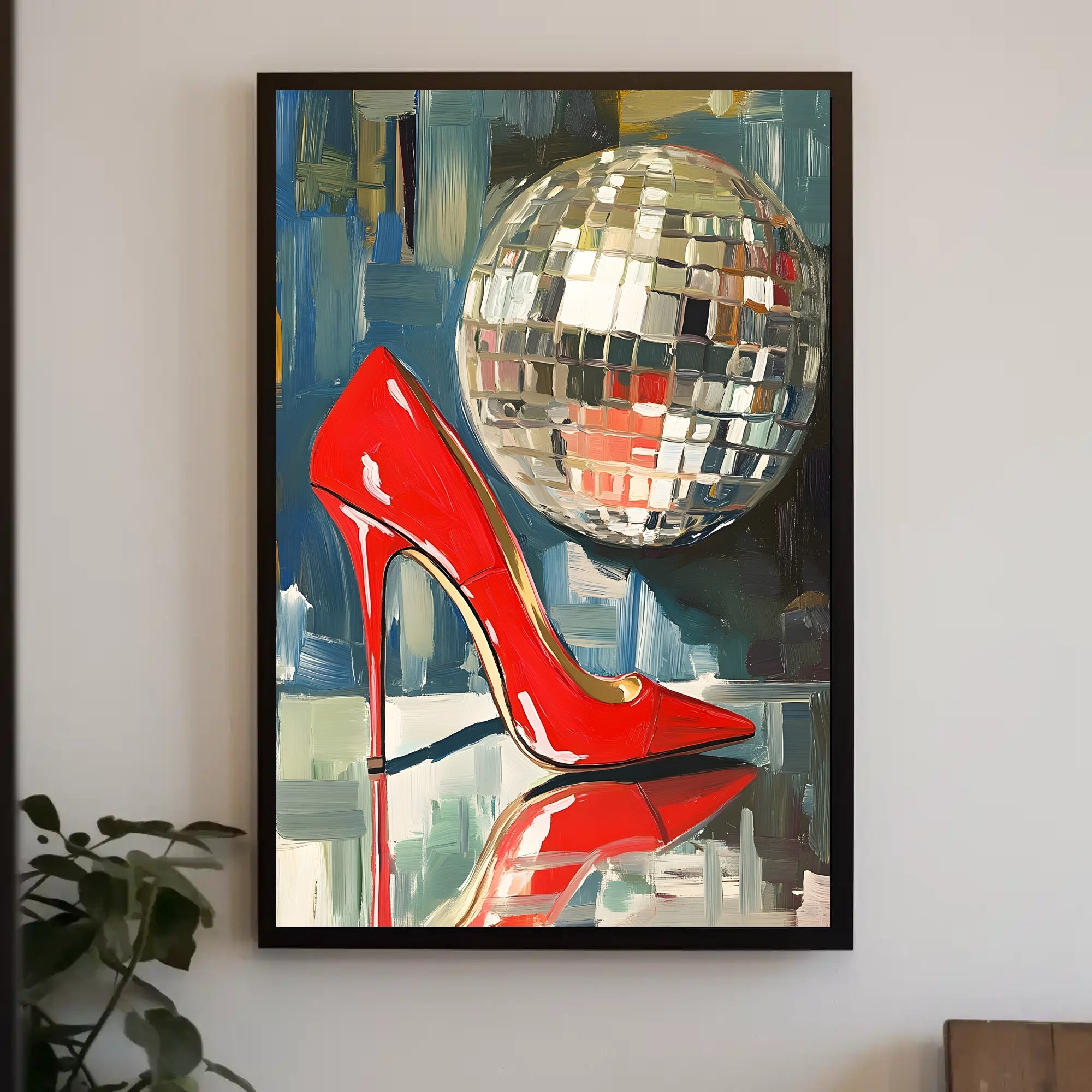 Disco Glamour Retro Poster Wall Art For Decor