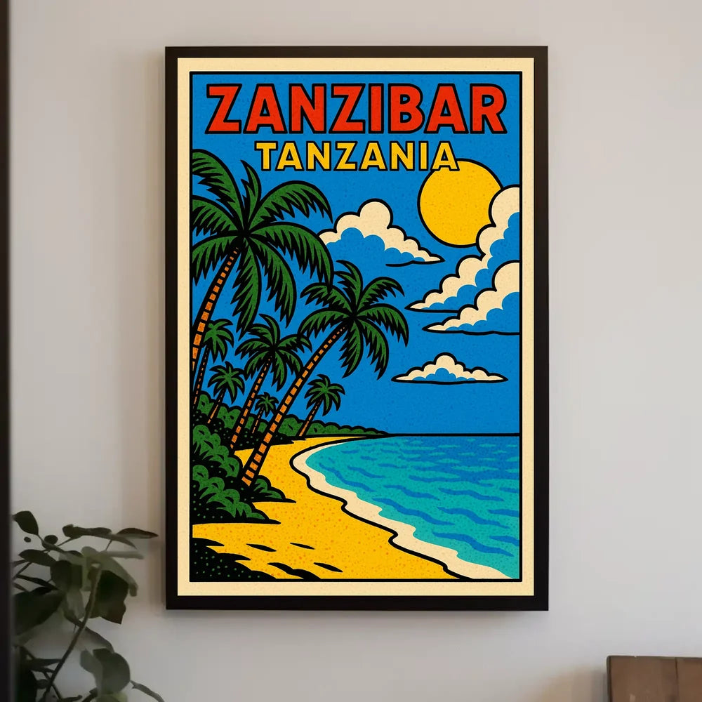 Abstract Tanzania Art Poster