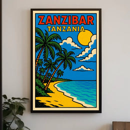 Abstract Tanzania Art Poster