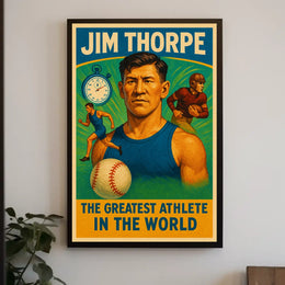 Celebrating a Legend The Greatest Athlete in the World Poster