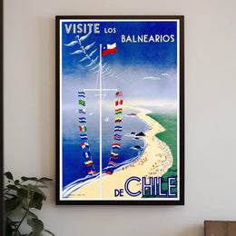 Visit The Beaches Of Chile Poster