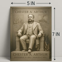 Chester A. Arthur 21st President Poster PosterGoat