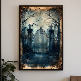 Enchanted Gothic Gate Poster