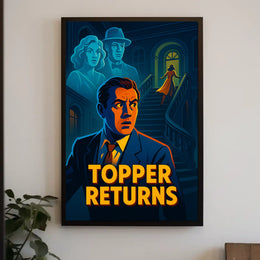 Topper Returns Wanderlust Globe Inspired Cinematic Poster