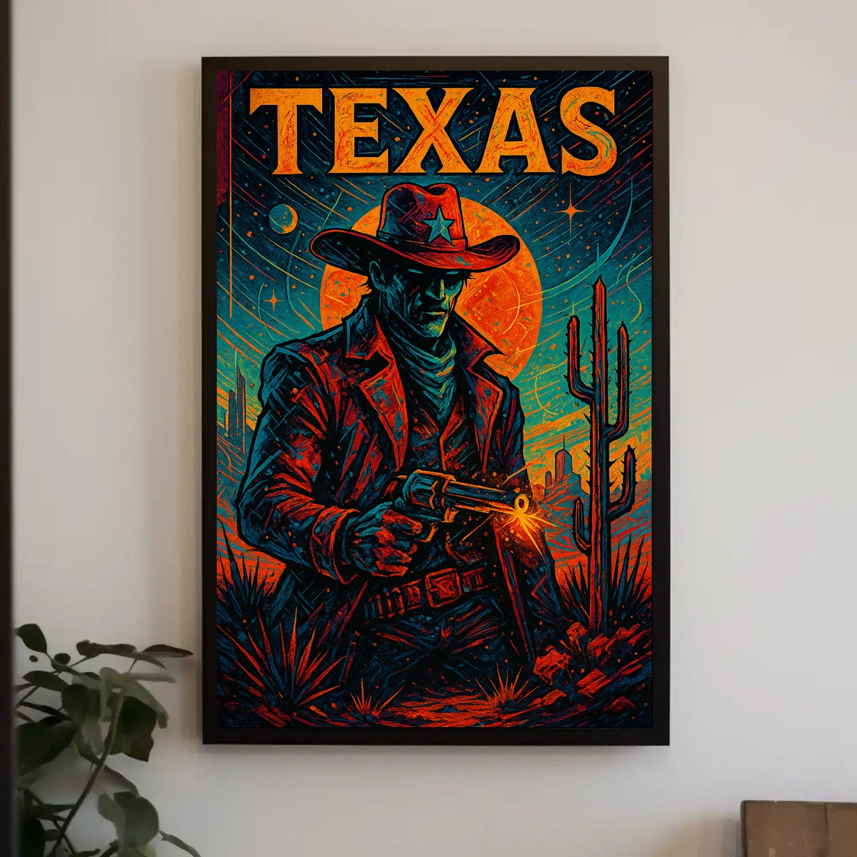 Texas Cowboy Poster