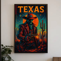 Texas Cowboy Poster