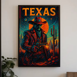 Texas Cowboy Poster