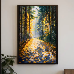 Autumn Pathway Poster