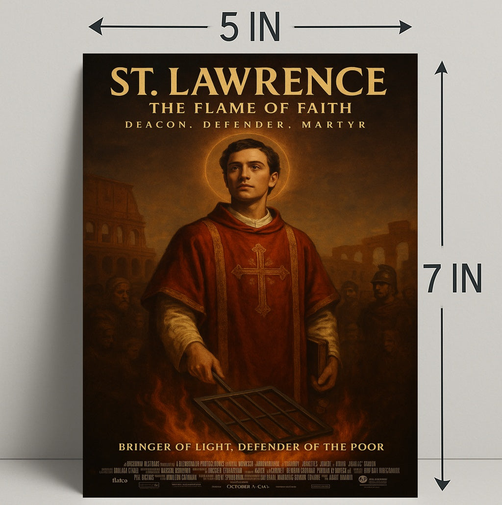 St. Lawrence The Flame Of Faith Poster