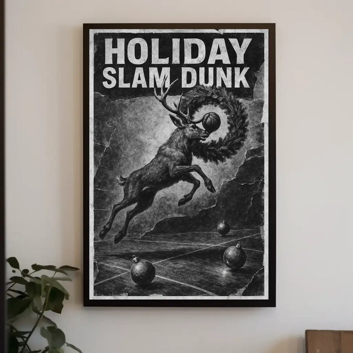 Holiday Slam Dunk Poster