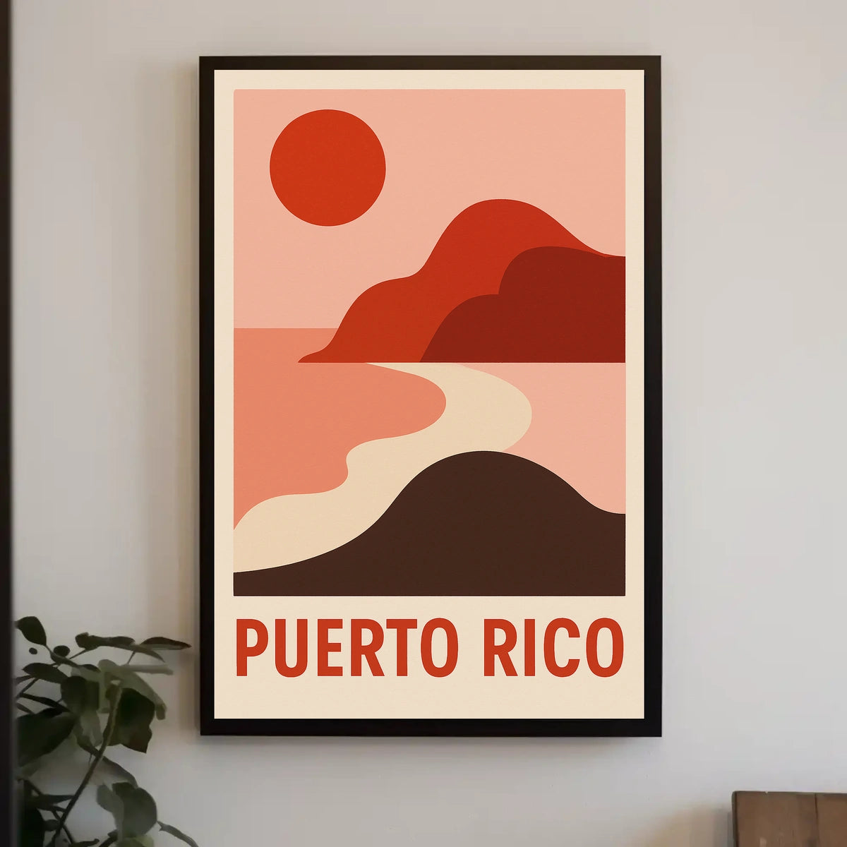 Puerto Rico Scenic Art Poster