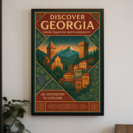 Discover Georgia Poster
