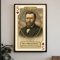 Ulysses S Grant 18th President Biography Portrait Poster