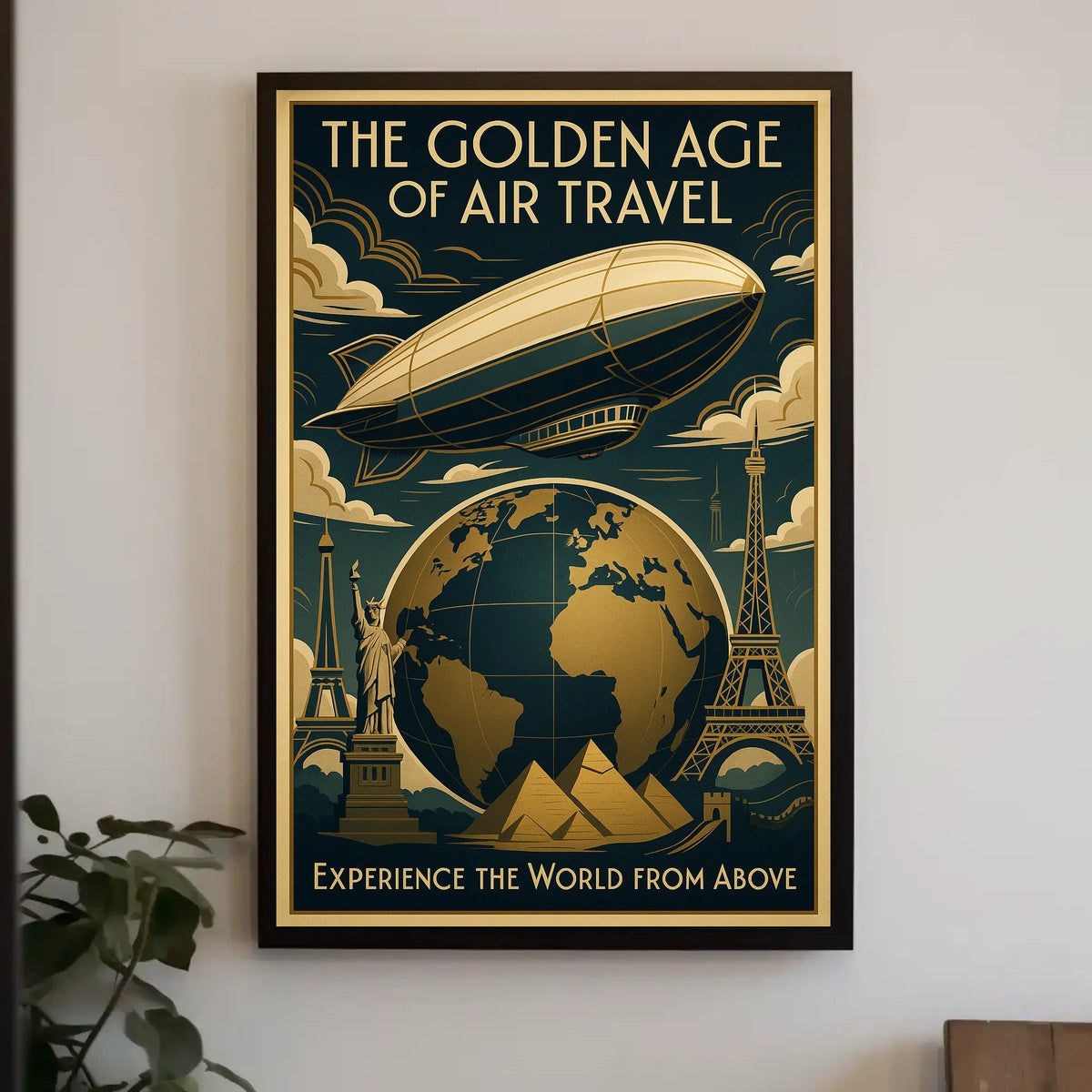 The Golden Age of Air Travel Poster
