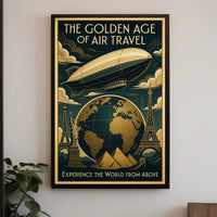 The Golden Age of Air Travel Poster