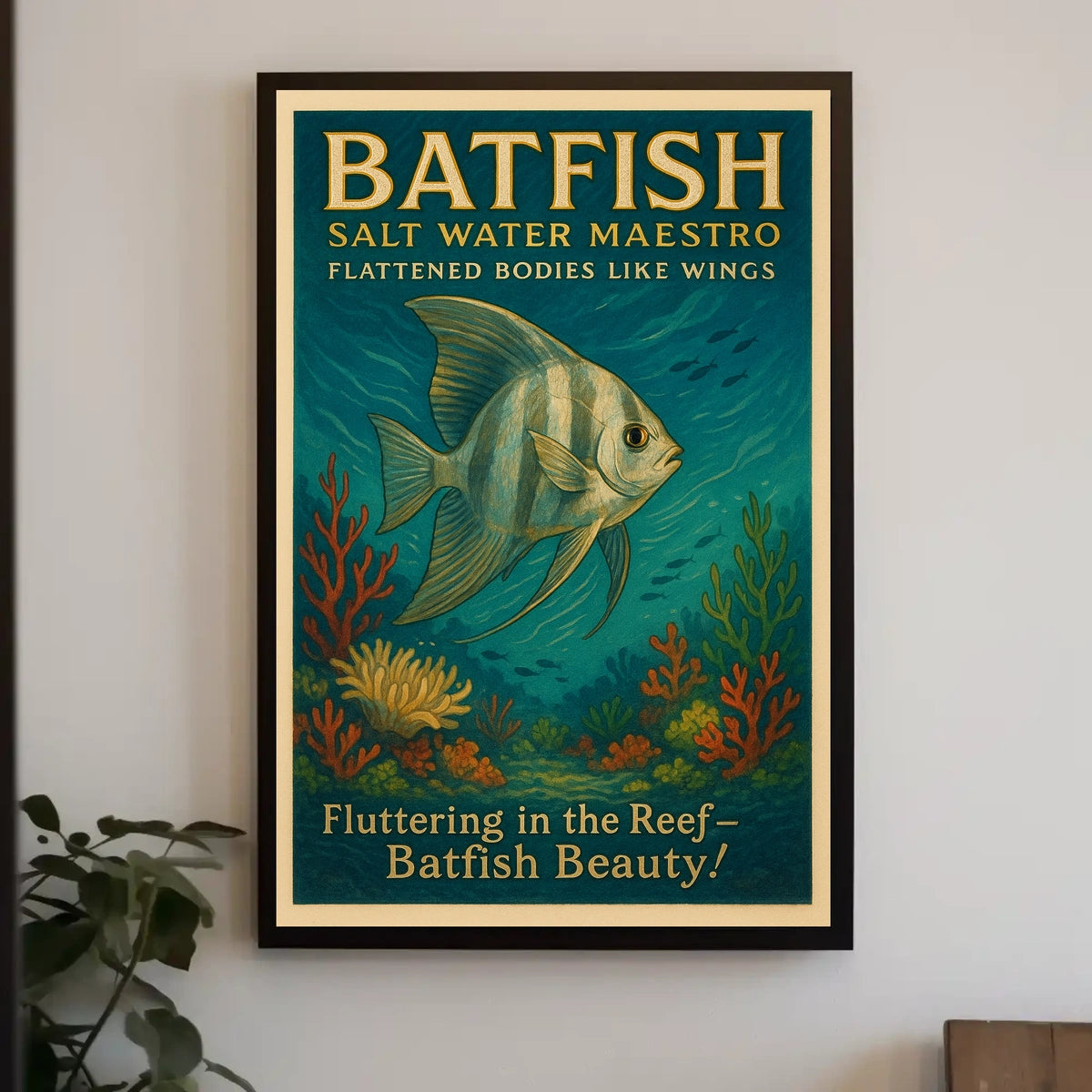 Batfish Salt Water Maestro Poster