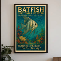 Batfish Salt Water Maestro Poster