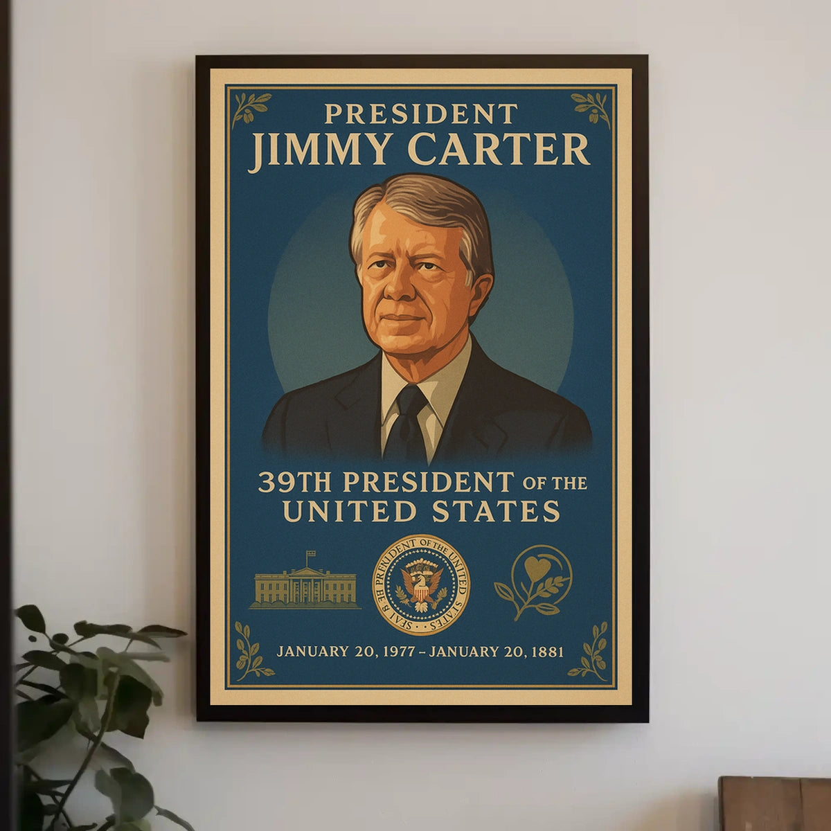 Jimmy Carter 39th President Poster