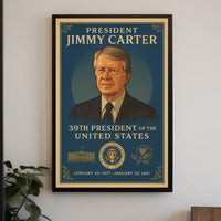 Jimmy Carter 39th President Poster