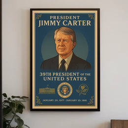 Jimmy Carter 39th President Poster