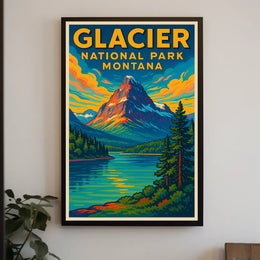 Glacier National Park Poster